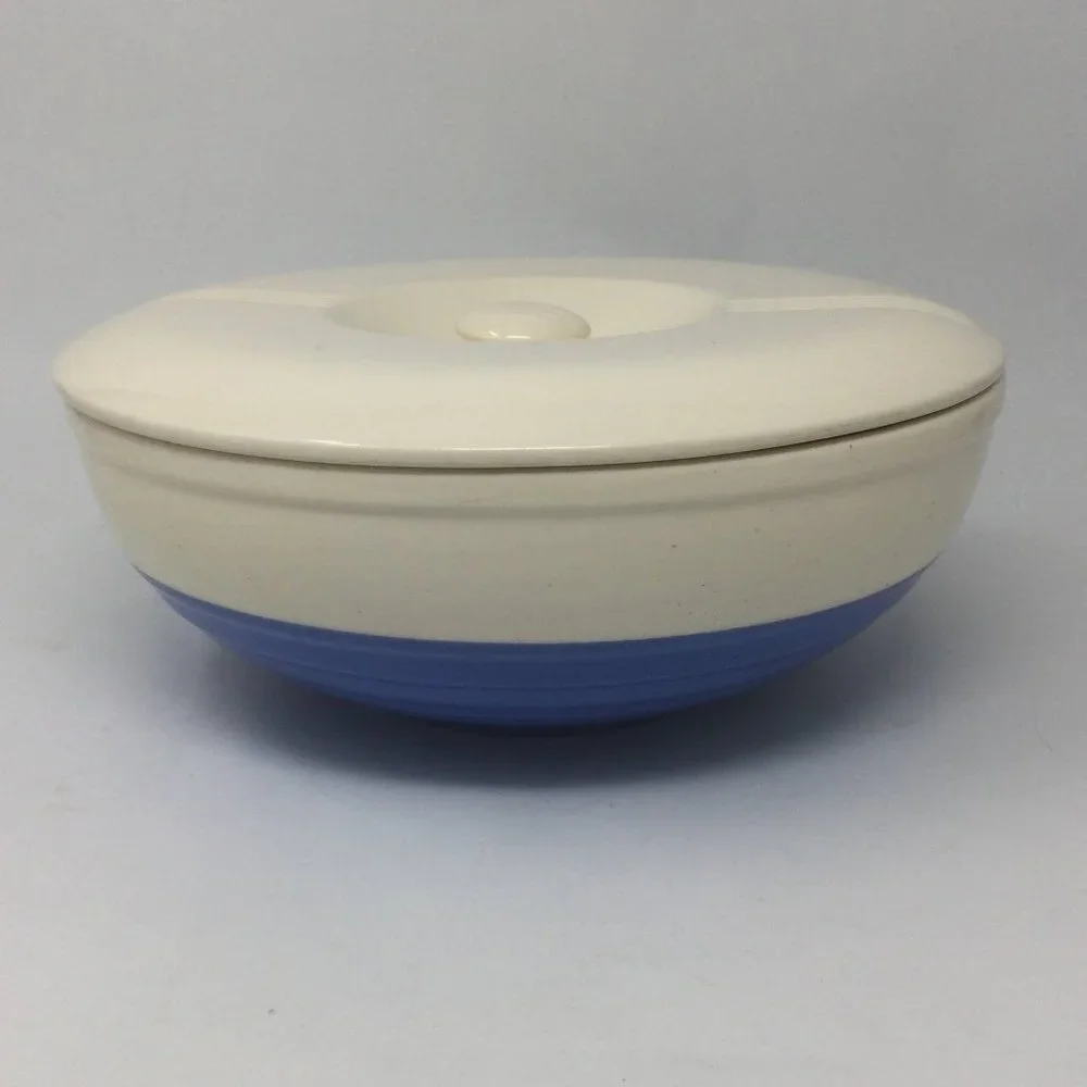 National Brotherhood Pottery MCM Bowl and Lid